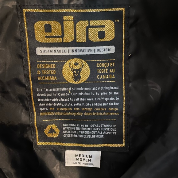 Women’s Eira Black Bomber Winter jacket - Picture 4 of 6